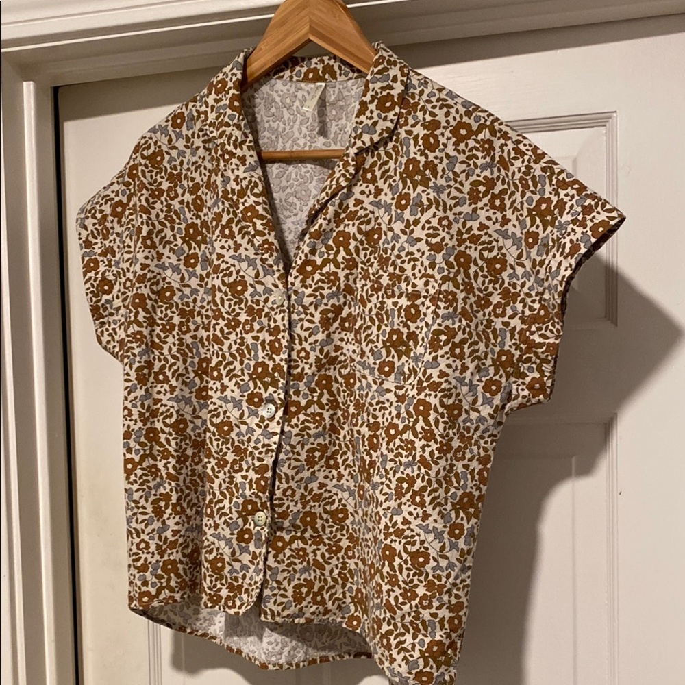 Rylee + Cru Cotton Floral Pajama Set